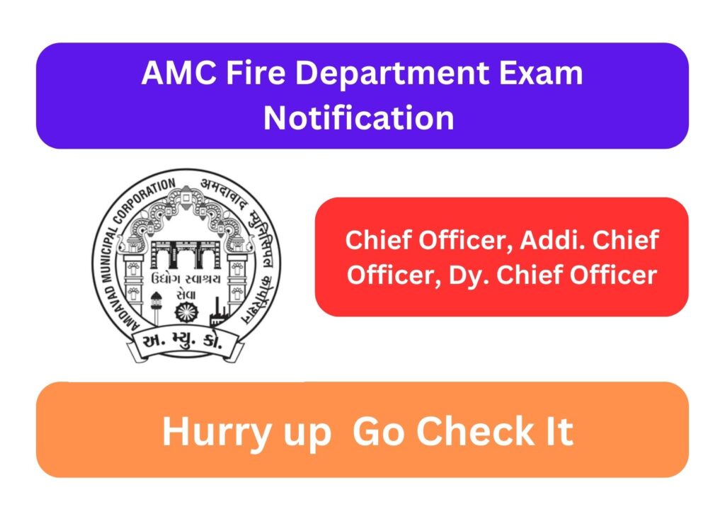 AMC Chief Officer, Addi. Chief Officer, Dy. Chief Officer Exam Date 2024
