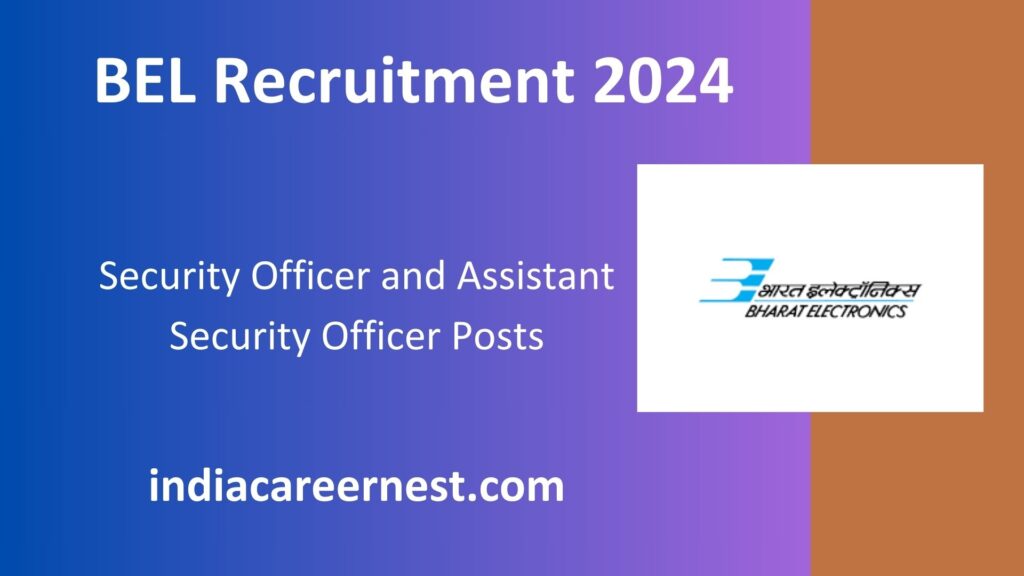 BEL Recruitment Notification 2024: Apply for Security Officer and Assistant Security Officer Posts September 27, 2024 - By Biswajit Pal Bharat Electronics Limited (BEL), a premier electronics company under the Ministry of Defence, has announced the recruitment for 07 permanent posts of Security Officer and Assistant Security Officer. Eligible candidates can apply offline by downloading the application form from the official BEL notification. About BEL Bharat Electronics Limited (BEL) is a leading public sector enterprise involved in the design, development, and manufacture of electronics for the Indian Armed Forces. As part of its ongoing expansion and commitment to national security, BEL is seeking qualified professionals to join its team in Security Officer and Assistant Security Officer roles. BEL Recruitment 2024 Overview Recruiting Organization Bharat Electronics Limited (BEL) Post Name Security Officer, Assistant Security Officer Total Vacancies 07 Job Location Bengaluru Application Mode Offline Official Website www.bel-india.in Last Date to Apply 16 October 2024 Job Details Post Name Number of Vacancies Security Officer 02 Assistant Security Officer 05 Total 07 Salary Structure: Security Officer (Grade E-II): ₹40,000 – ₹1,40,000 (Approx. CTC: ₹10.34 lakhs/year) Assistant Security Officer (Grade E-I): ₹30,000 – ₹1,20,000 (Approx. CTC: ₹7.75 lakhs/year) Eligibility Criteria Educational Qualification: Security Officer: A 3-year degree in any discipline from a recognized university. Must have served as an SSC officer of Captain rank in the Indian Army, or equivalent rank in the Navy/Air Force, or as a Class I Gazetted Officer in CAPF (Central Armed Police Forces). Assistant Security Officer: Must have been in the JCO (Junior Commissioned Officer) grade at the time of leaving the Army/Navy/Air Force or CAPF. Age Limit (as of September 1, 2024): Security Officer: Maximum 32 years Assistant Security Officer: Maximum 40 years Age Relaxation: OBC: 3 years SC/ST: 5 years Selection Process The selection process for BEL’s Security Officer and Assistant Security Officer includes the following stages: Written Test: The test carries 85 marks. Interview: Candidates who qualify the written test will be called for an interview, which carries 15 marks. Both the written test and interview will be conducted at Bengaluru. How to Apply Interested and eligible candidates should follow these steps to apply for BEL’s recruitment: Download the Application Form: Candidates must download the application form from the official BEL website. Complete the Form: Fill out the application form with accurate details. Send via Post: Submit the completed application form along with the required documents to the following address: DGM (HR/Central), Bharat Electronics Limited, Jalahalli Post, Bengaluru – 560013. Applications must arrive by 16 October 2024. Make sure to send your application well in advance to meet the deadline. Important Links Link Action Download Application Form Click Here Official Advertisement Click Here Official Website Click Here Important Dates Event Date Last Date to Submit Application 16 October 2024 Written Test & Interview Location Bengaluru Frequently Asked Questions (FAQs) Question Answer What is the educational qualification required for Security Officer? A 3-year degree in any discipline and relevant service experience. What is the age limit for applying for Assistant Security Officer? The age limit is 40 years, with relaxations for OBC and SC/ST candidates. Where will the written test and interview take place? The written test and interview will be conducted in Bengaluru. Important Notice BEL Recruitment Notification 2024 